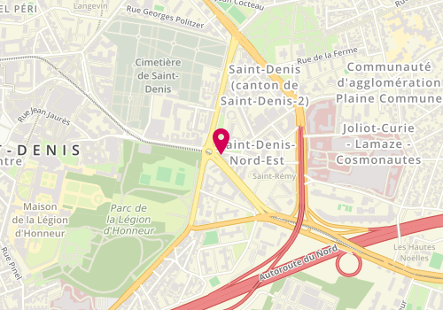 Plan de Elida, 2 Avenue de Saint Remy, 93200 Saint-Denis