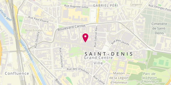 Plan de Restaurant Suzanne & Anael, 3 Rue Fontaine, 93200 Saint-Denis