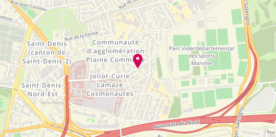 Plan de Dayan Pizza, 22 Rue des Postillons, 93200 Saint-Denis
