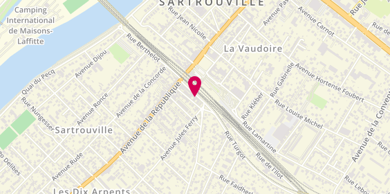 Plan de The Smash House Sartrouville, 16 Rue Turgot, 78500 Sartrouville