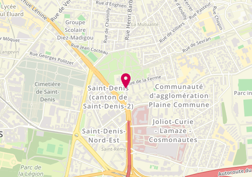 Plan de Factory Five, 2 Rue Henri Barbusse, 93200 Saint-Denis