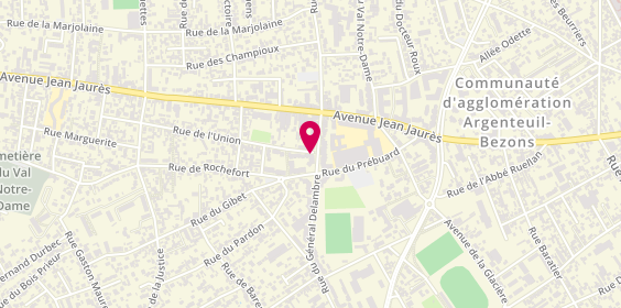 Plan de Chez Tonton, 197 Boulevard du Général Delambre, 95100 Argenteuil