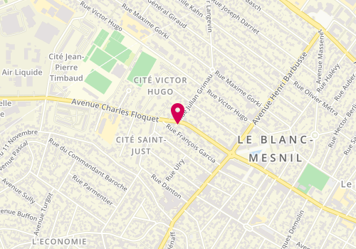 Plan de Le Max, 31 Avenue Charles Floquet, 93150 Le Blanc-Mesnil