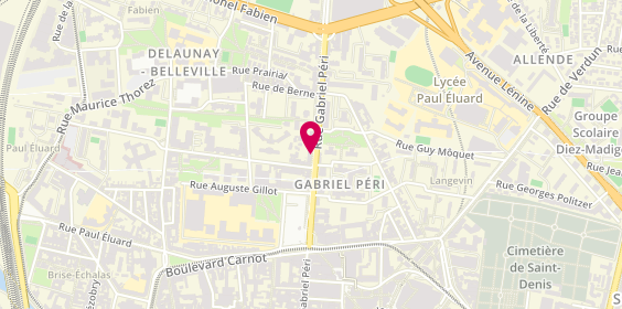 Plan de Chicken Spot, 135 Bis Rue Gabriel Péri, 93200 Saint-Denis