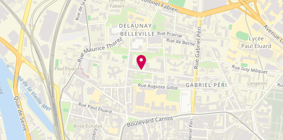 Plan de Akl Mhanni, 38-40
38 Rue Auguste Poullain, 93200 Saint-Denis