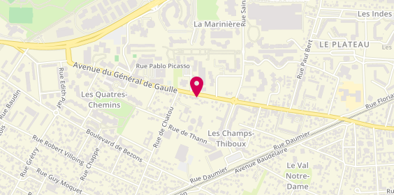 Plan de Le Delim's Burger, 28 avenue Georges Clemenceau, 78500 Sartrouville