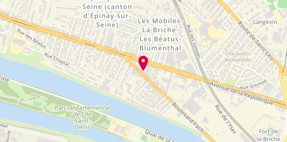 Plan de Good Time Chez Steve, 48 Boulevard Foch, 93800 Épinay-sur-Seine