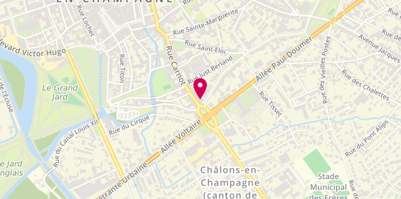 Plan de Le Must, 45 Rue Carnot, 51000 Châlons-en-Champagne