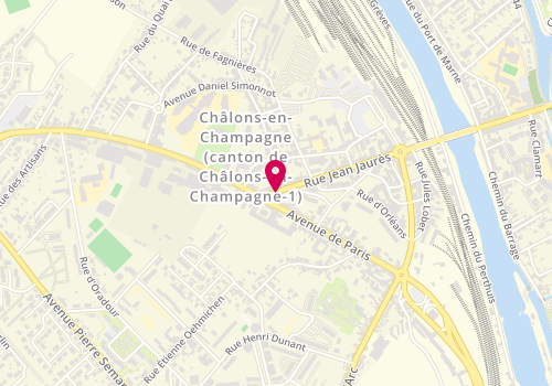 Plan de Qlf - Eat, 113 Rue Jean Jaures, 51000 Châlons-en-Champagne