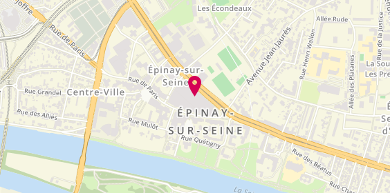 Plan de Subway, C.cial Aushopping l'Ilo
5 avenue de Lattre de Tassigny, 93800 Épinay-sur-Seine