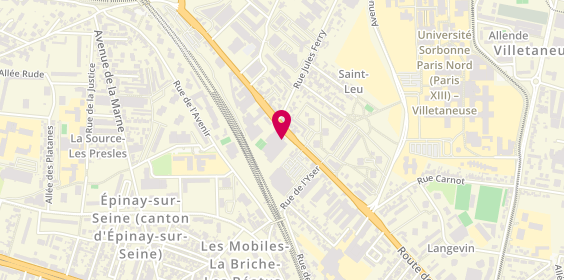 Plan de Baït Burger, 187 Route de Saint-Leu, 93800 Épinay-sur-Seine
