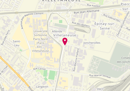 Plan de Les 4 Saisons, 63 Avenue de la Division Leclerc, 93430 Villetaneuse