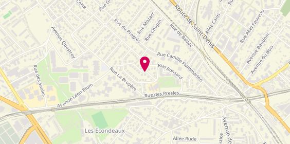 Plan de Class'star, 16 Rue Alphonse Daudet, 95170 Deuil-la-Barre