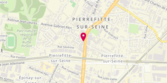 Plan de Al Forno Pizza Factory, 14 avenue Lénine, 93380 Pierrefitte-sur-Seine