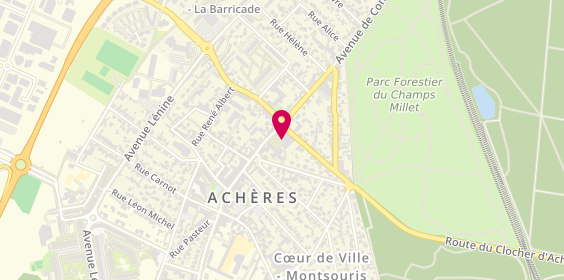 Plan de Denise, 2 avenue Paquet, 78260 Achères