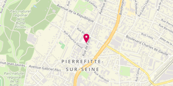 Plan de 16-93 Eats, 51 Rue de Paris, 93380 Pierrefitte-sur-Seine