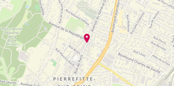 Plan de Pizza Royale, 66-68
66 Rue de Paris, 93380 Pierrefitte-sur-Seine