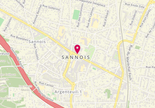 Plan de Le Bonheur de Sannois, 58 Boulevard Charles de Gaulle, 95110 Sannois