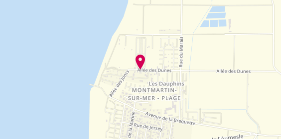 Plan de Le Montmartin Beach, 18 Allée des Dunes, 50590 Montmartin-sur-Mer