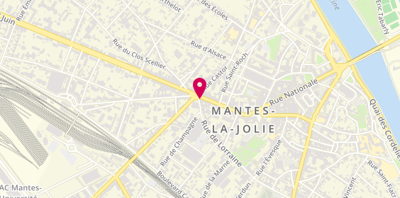 Plan de Le Chalet de Mantes, 31 Avenue République, 78200 Mantes-la-Jolie