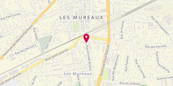 Plan de Food Company, 12 Rue Aristide Briand, 78130 Les Mureaux