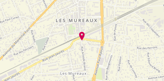 Plan de Napolitime Pizza & Burger - Les Mureaux, 5 Rue Aristide Briand, 78130 Les Mureaux