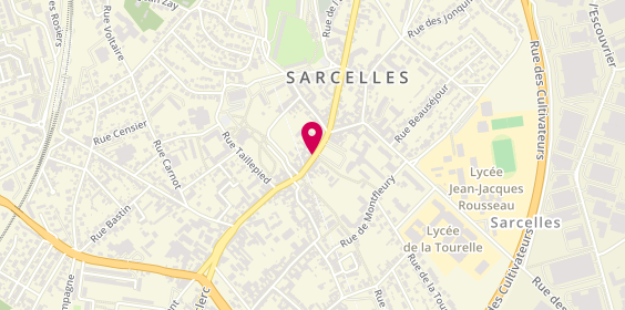Plan de Les Délices de Sarcelles, 97 Rue Pierre Brossolette, 95200 Sarcelles