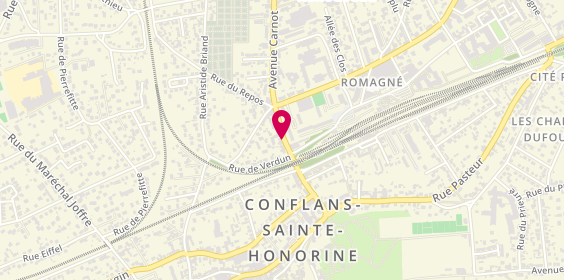 Plan de Pizza Luigi, 31 avenue Carnot, 78700 Conflans-Sainte-Honorine