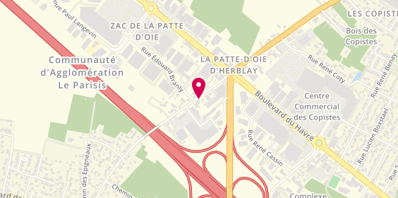 Plan de Chicken & Run, 56 Rue de la Marne, 95220 Herblay-sur-Seine