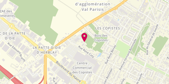 Plan de Sushi Drive, 21 Rue René Coty, 95220 Herblay-sur-Seine