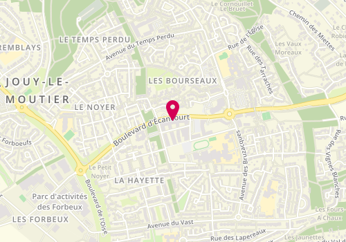 Plan de Pizza Time, 114 Boulevard d'Écancourt, 95280 Jouy-le-Moutier