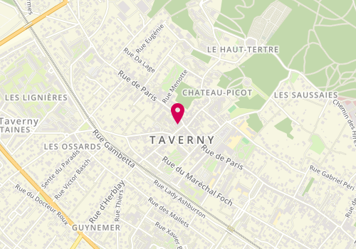 Plan de Taverny Gourmet, 6 avenue de la Gare, 95150 Taverny