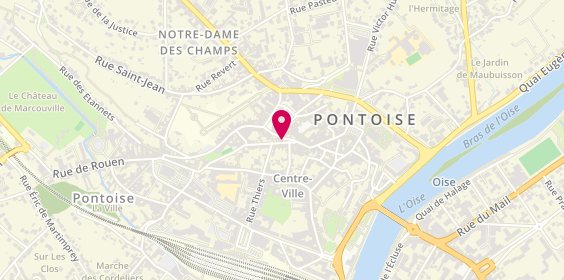 Plan de Nouveau Delice de Pontois, 45 Rue Hôtel de Ville, 95300 Pontoise