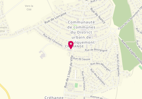 Plan de Casa FoZi, 62 Rue des Cévennes, 57690 Créhange
