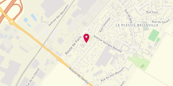 Plan de Au P'Tit Creux, 10 Bis Rue de Paris, 60330 Le Plessis-Belleville