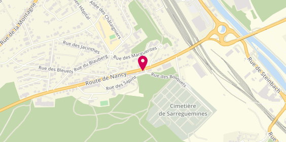 Plan de Snack Omer, 5 Route de Nancy, 57200 Sarreguemines