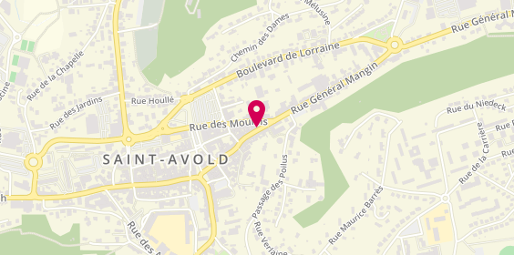 Plan de Chez Erdo, 65 Rue Poincaré, 57500 Saint-Avold