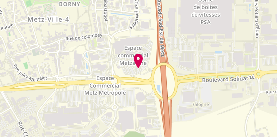 Plan de KFC, 20 avenue Sébastopol, 57070 Metz