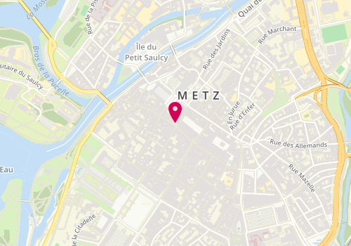 Plan de Mcdonald's, 1-3 Rue du Palais, 57000 Metz