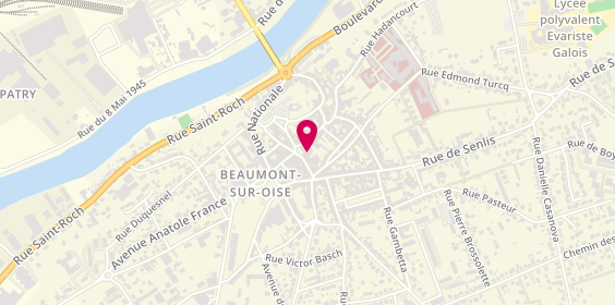 Plan de Alliance Pizza, 3 Rue du Beffroi, 95260 Beaumont-sur-Oise