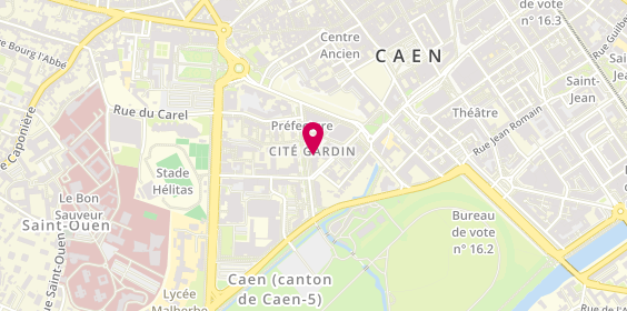Plan de Caramel et Fleur de Sel, 2 place Gardin, 14000 Caen