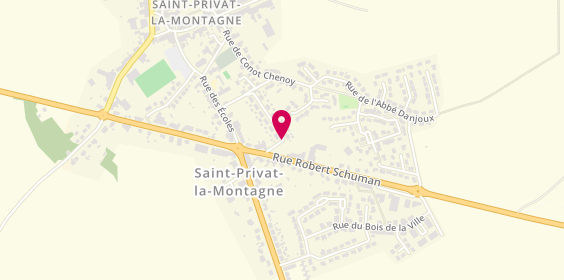 Plan de Chez Nath & Joe, 8 Rue du General de Gaulle, 57855 Saint-Privat-la-Montagne