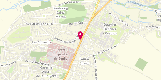 Plan de Au faubourg 51, 51 Rue du Faubourg Saint-Martin, 60300 Senlis