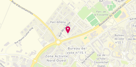 Plan de La Fabrik @ Salad, 26 Rue des Compagnons, 14000 Caen
