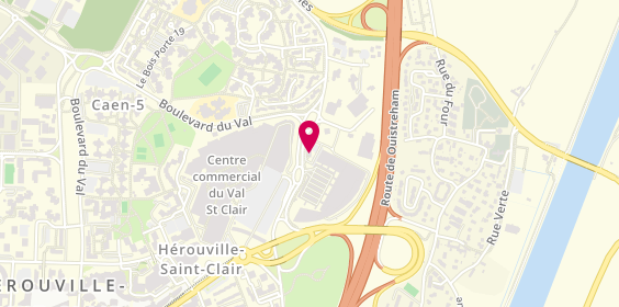 Plan de Kfc Caen Herouville, Boulevard du Val, 14200 Hérouville-Saint-Clair