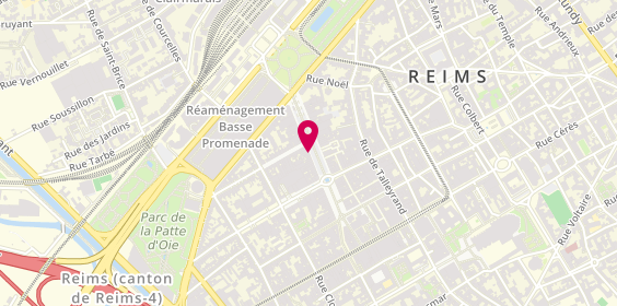 Plan de 251 East Street, 61 place Drouet d'Erlon, 51100 Reims