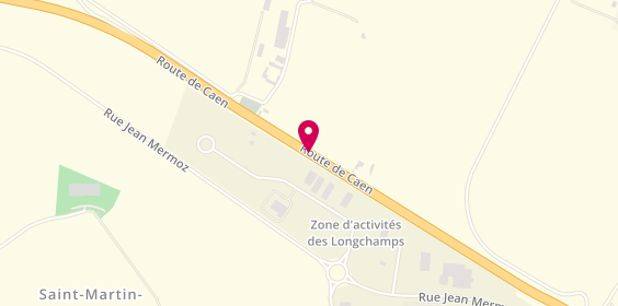 Plan de O Local, Route de Caen
7 Rue Jean Mermoz Zone Aménagement des Longchamps, 14400 Saint-Martin-des-Entrées