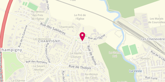 Plan de Le Tresor de Safi, 8 Pl. De la Mairie Bis, 51370 Champigny