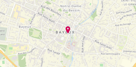 Plan de Le Bosphore, 12 Rue Larcher, 14400 Bayeux