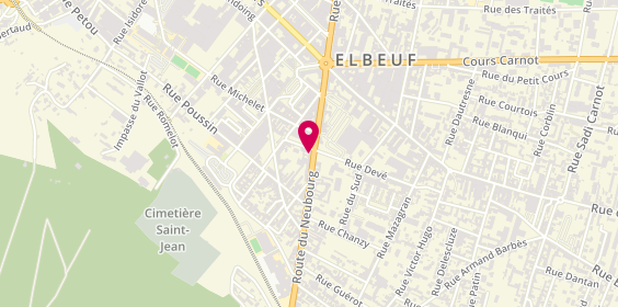 Plan de Food Factory Elbeuf, 50 Bis Rue du Neubourg, 76500 Elbeuf